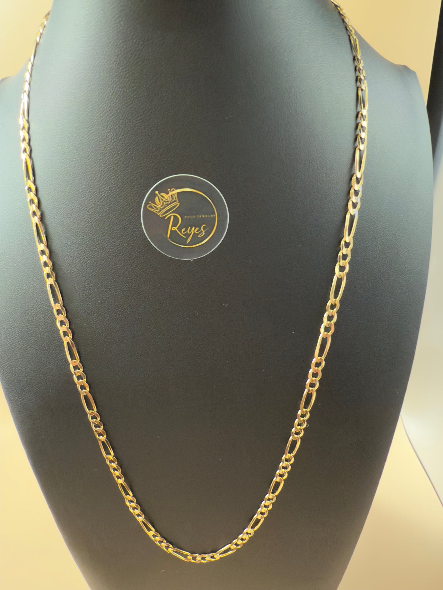 14K Solid Figaro 22" 4mm