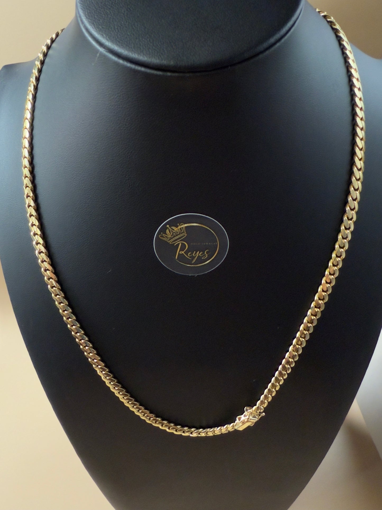 Cuban Link solid 10K Italian Gold 22" 5mm