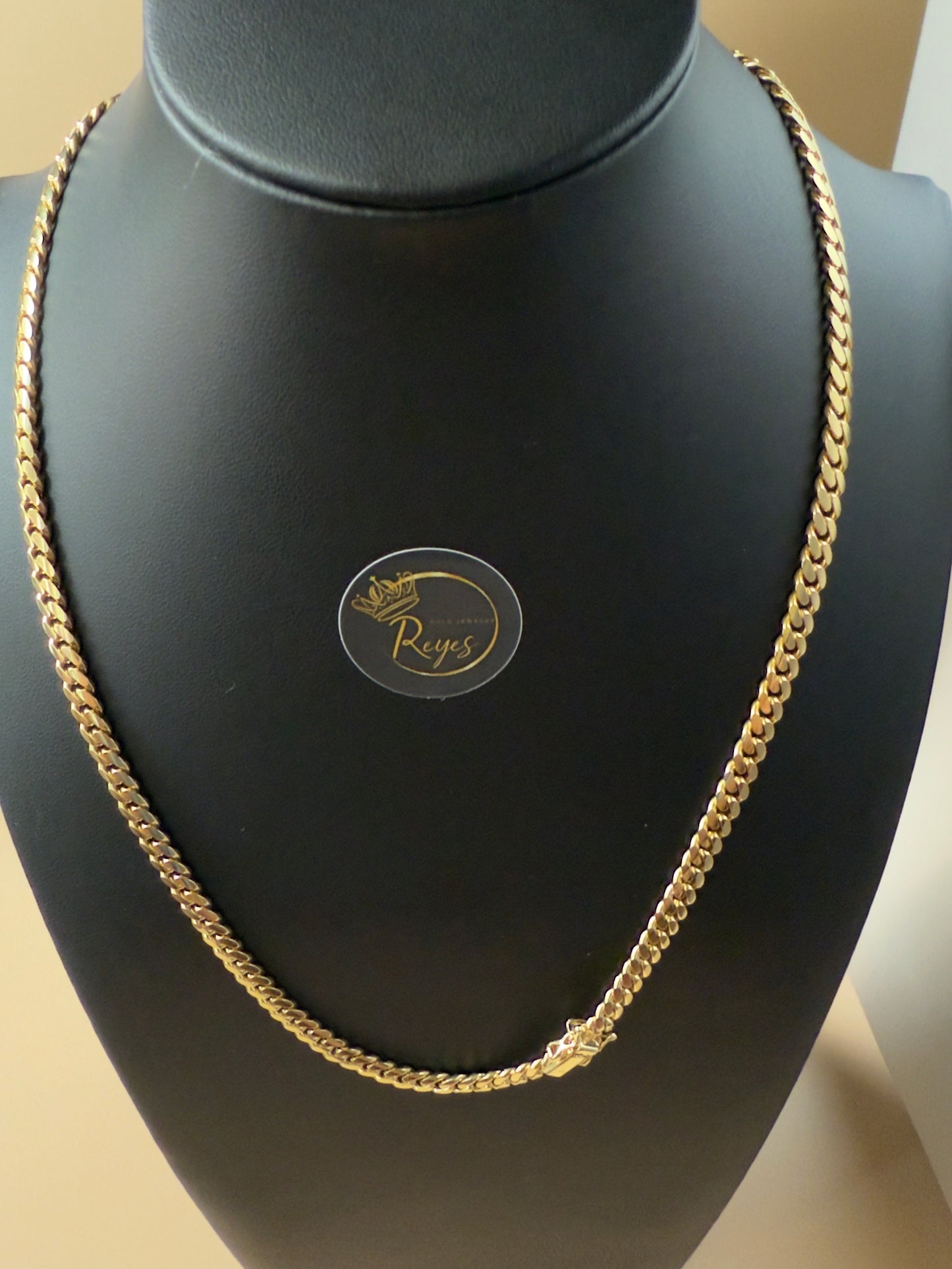 Cuban Link solid 10K Italian Gold 22" 5mm