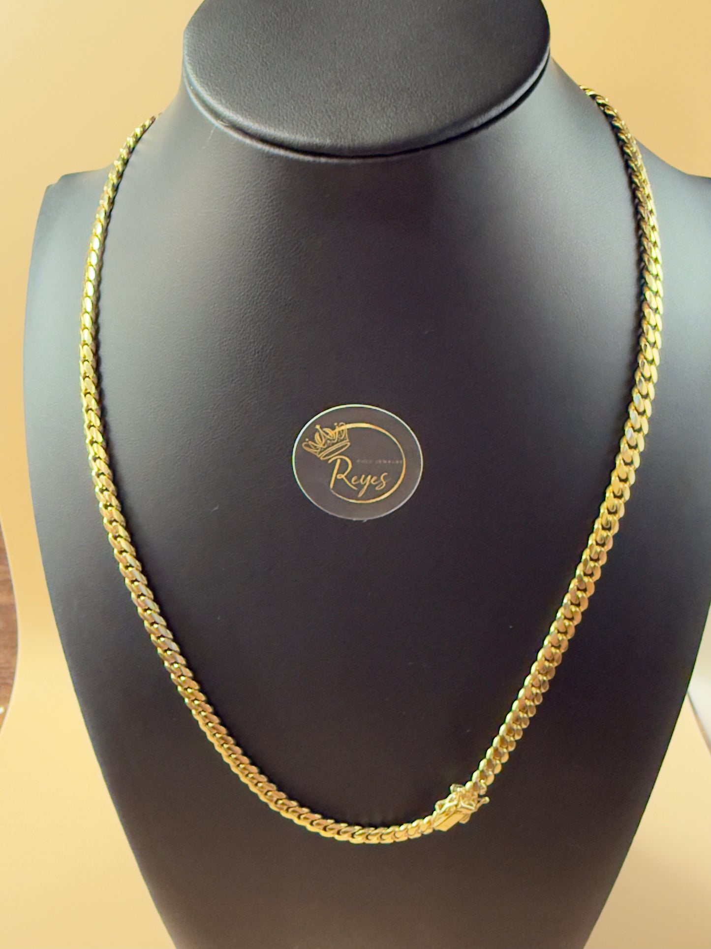 Cuban Link solid 10K Italian Gold 22" 5mm