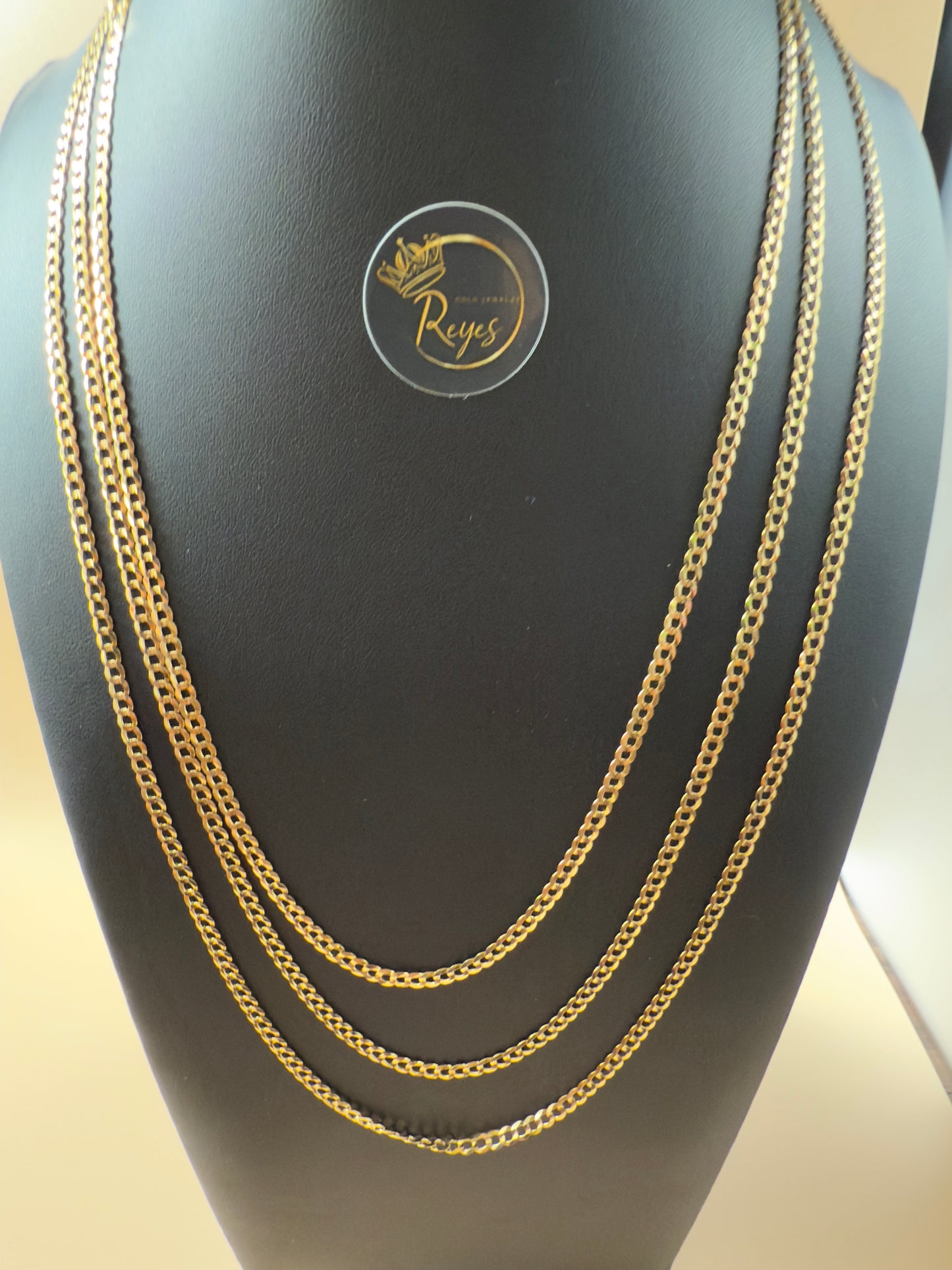 10K Italian Gold Solid Curb