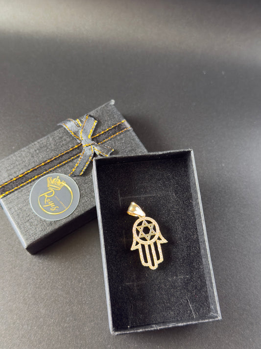 Pendant of Fatima's Hand 10k