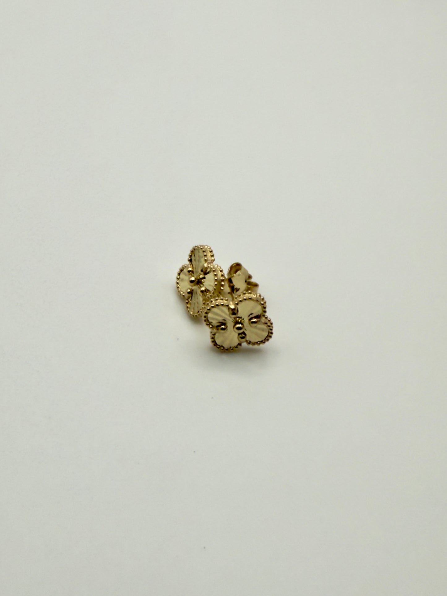 10K Gold Clover Jewelry Set