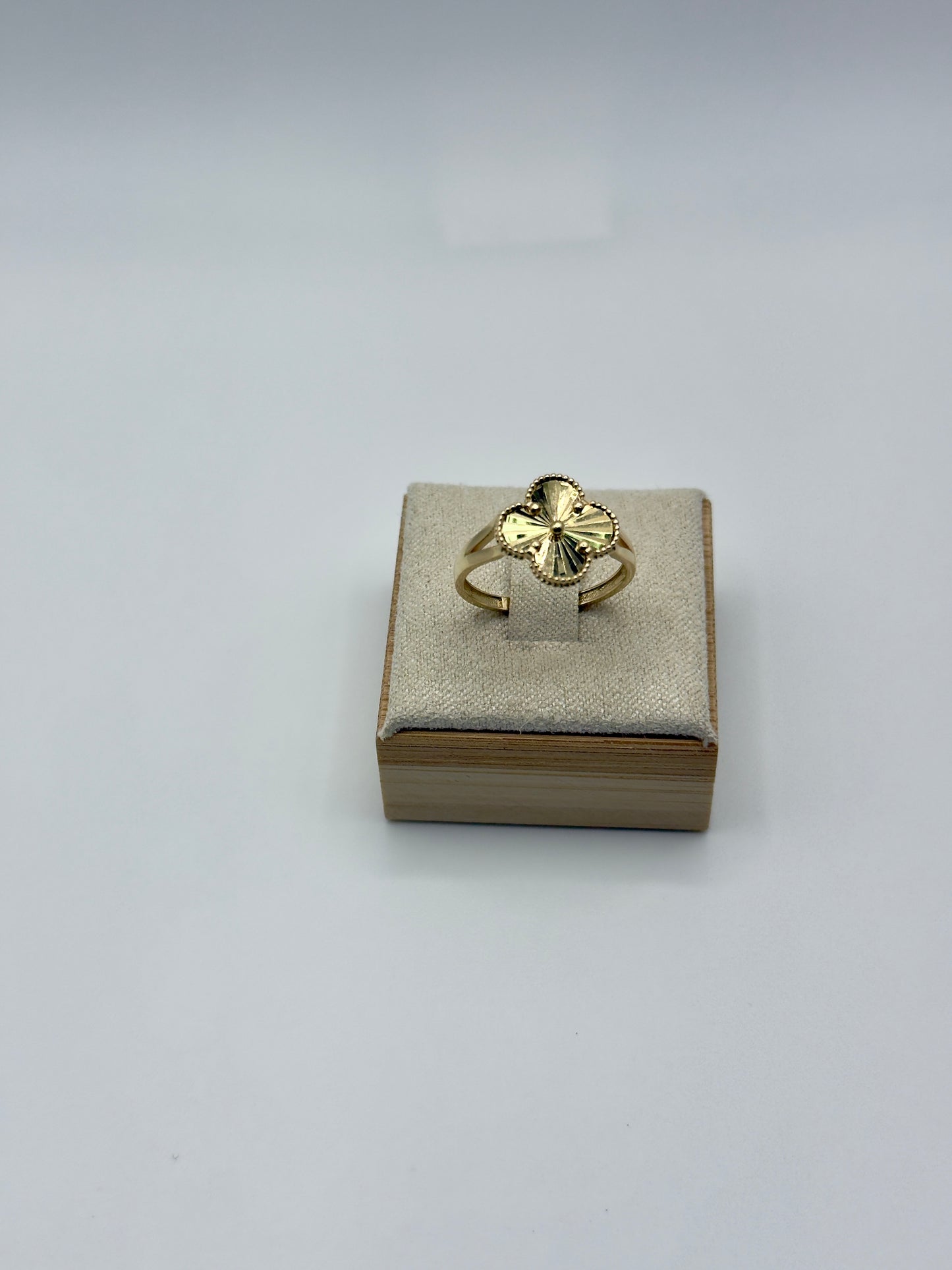 10K Gold Clover Jewelry Set