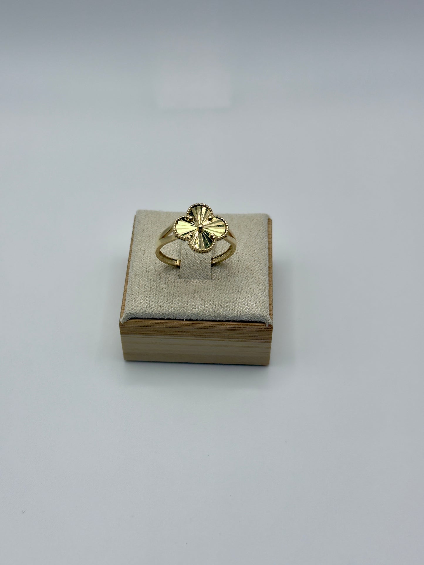 10K Gold Clover Jewelry Set