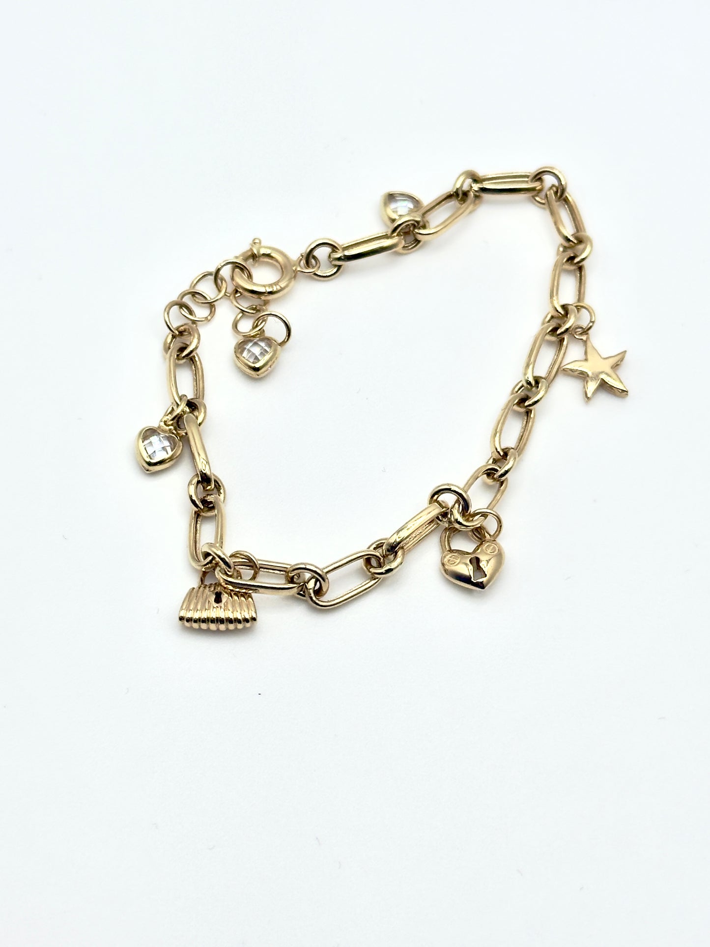 ✨ 14K Gold Women’s Charm Bracelet ✨