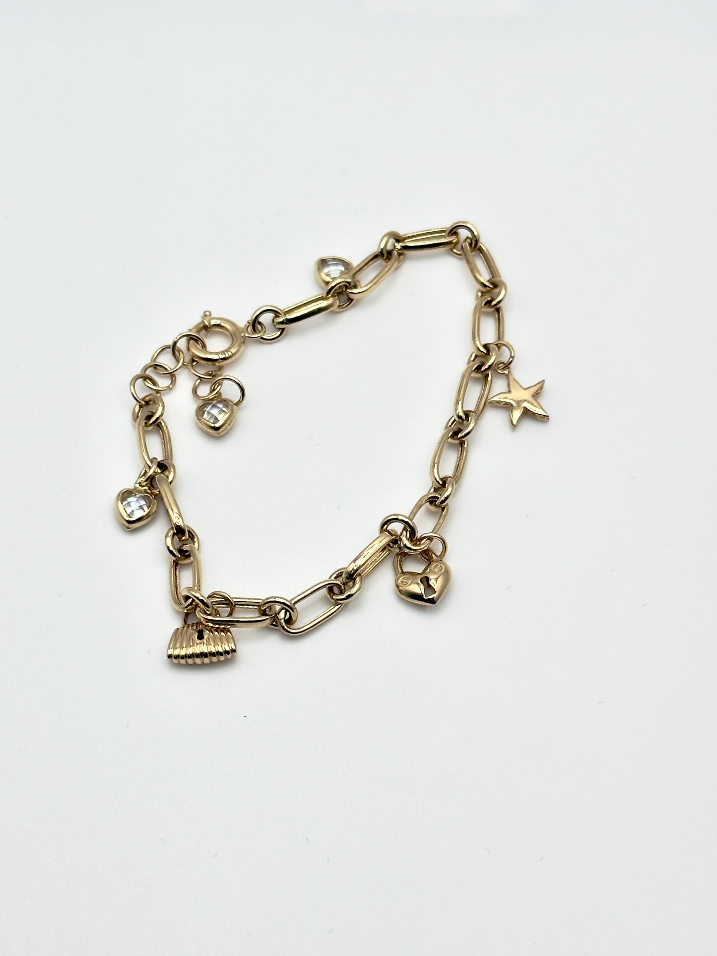 ✨ 14K Gold Women’s Charm Bracelet ✨