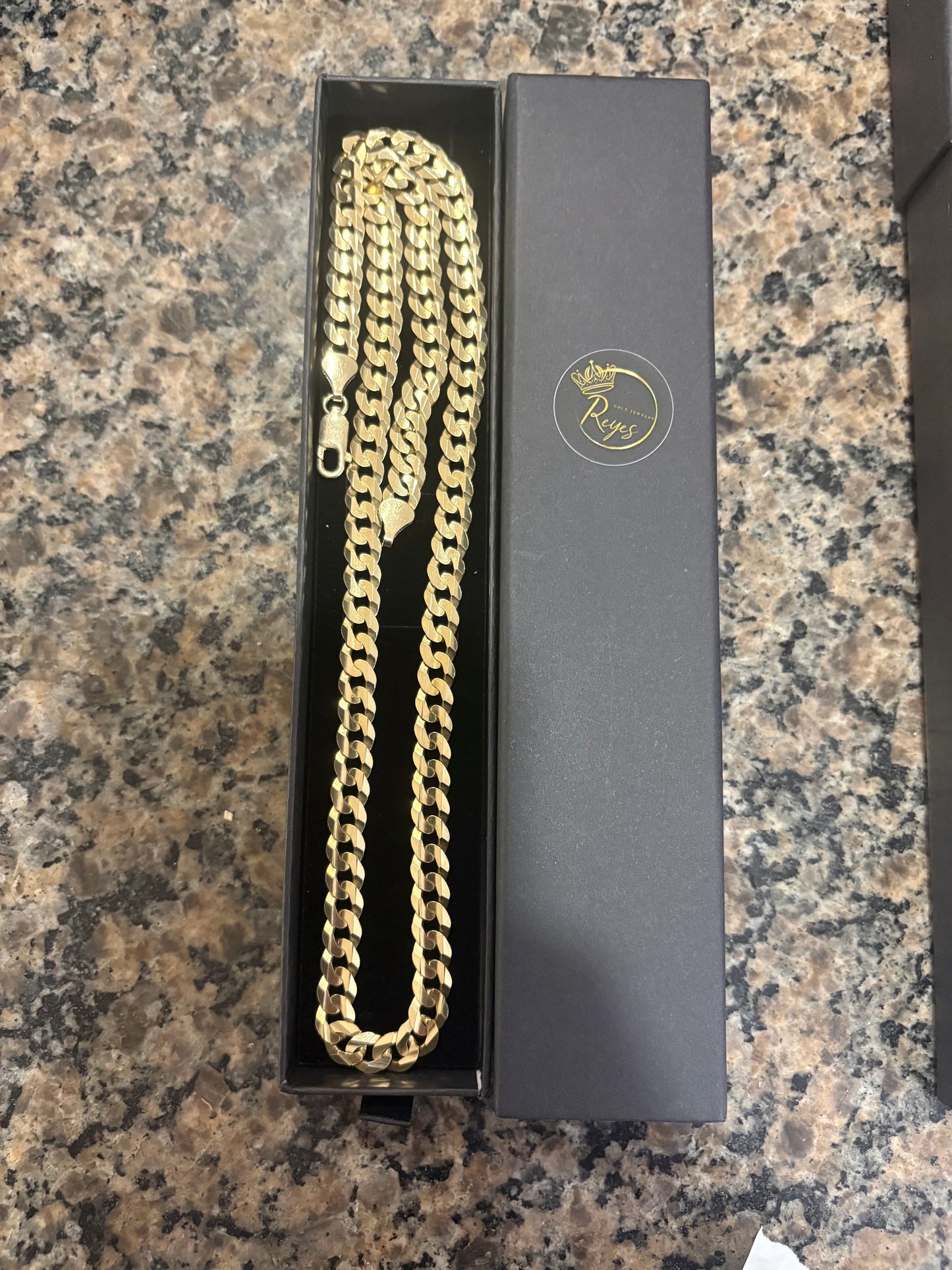 Italian Solid Curb Chain and Pendants